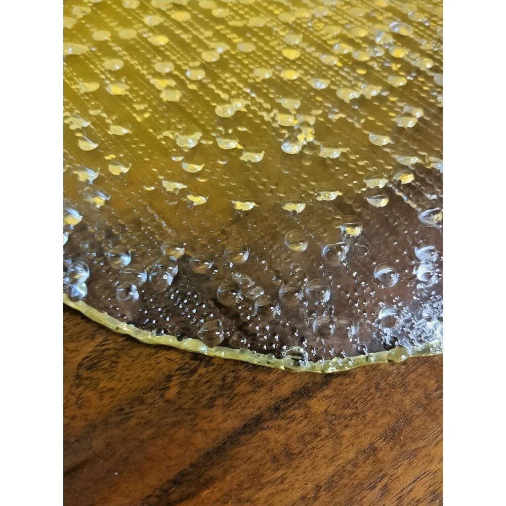 Artistic Accents Clear Bubble Glass Platter – 12.75